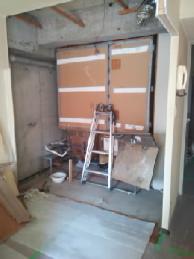 東京都 北区 キッチンリフォーム 施工中
